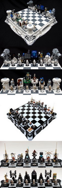 Lego-шахматы с героями Звездных Войн