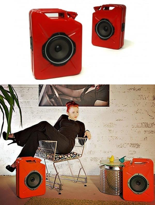   Jerrycan Gas Can Speakers  .