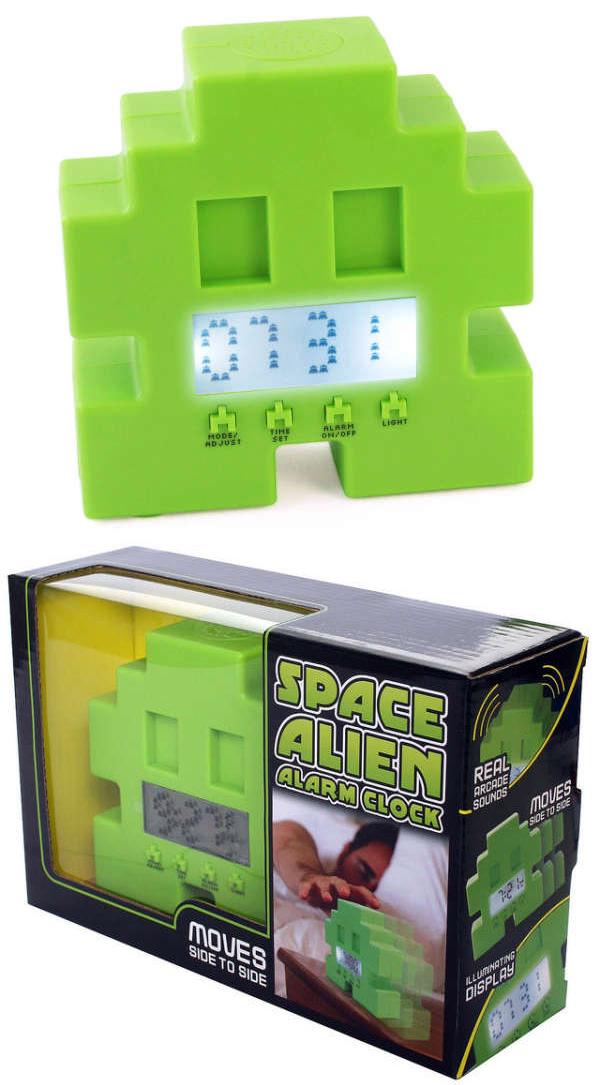  Space Invader Alarm Clock Shuffles