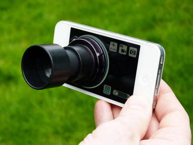 Видоискатель для фотографирования с помощью iPhone при дневном свете (видео)