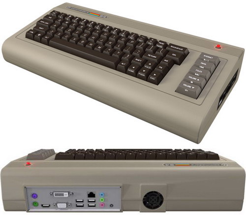 Компьютер в ретро корпусе «Commodore 64x»