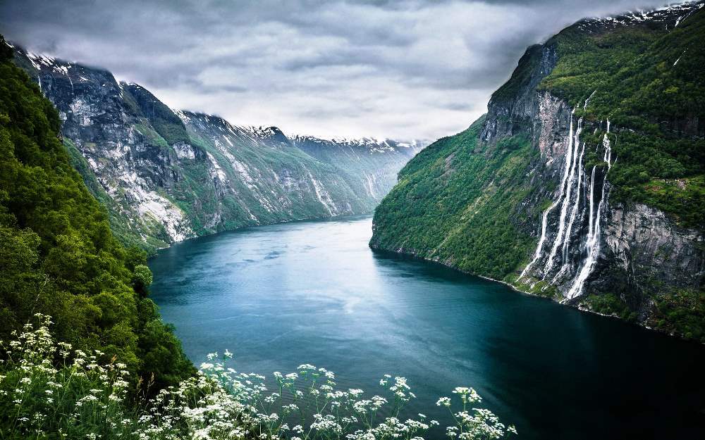 Водопад Семь сестёр, Гейрангер-фьорд, Норвегия