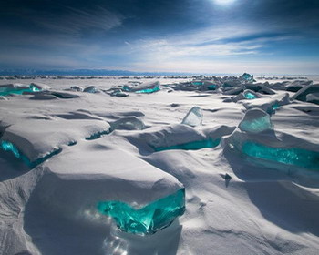 Ледяные драгоценности, озеро Байкал, Россия