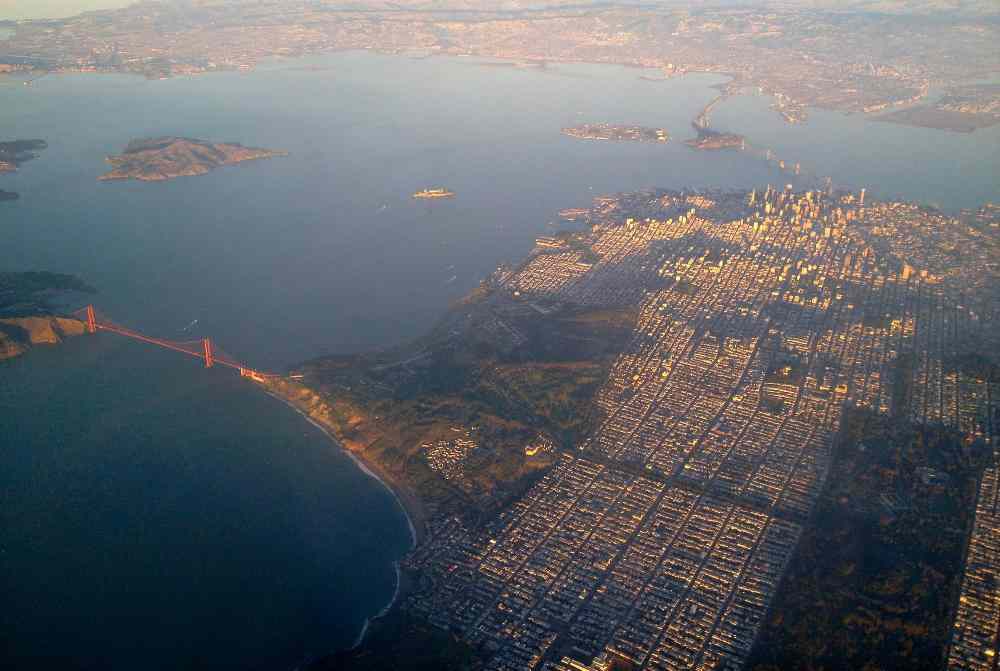 Сан-Франциско с высоты птичьего полета