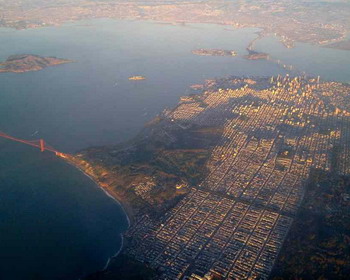 Сан-Франциско с высоты птичьего полета