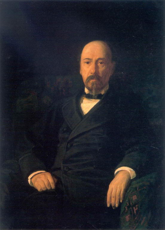 Н. Н. Ге. Портрет Н. А. Некрасова. 1872 год.