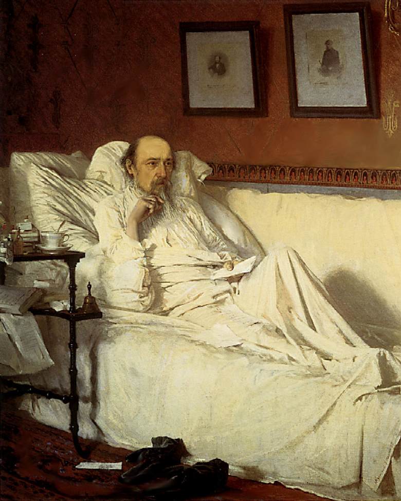 И. Н. Крамской. Портрет Н. А. Некрасова. 1877—1878 год.