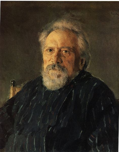 Портрет Николая Лескова работы Валентина Серова, 1894