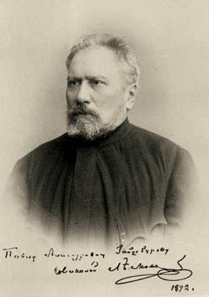 Портрет Николая Лескова работы Валентина Серова, 1894